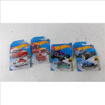 Hotwheels Toy Cars 4 Pieces