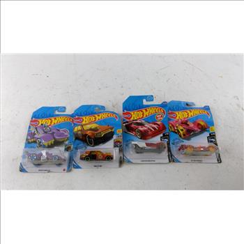 Hotwheels Toy Cars 4 Pieces