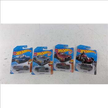 Hotwheels Toy Cars 4 Pieces