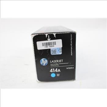 HP 414A Toner Cartridge, Cyan