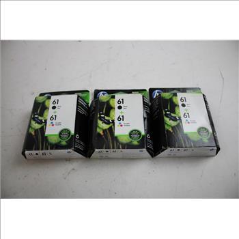 Hp 61 Black + 61 Tri Color Ink Cartridge Combo Pack 3 Pieces
