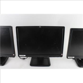 HP Compaq And Other Computer Monitors, 10+ Pieces