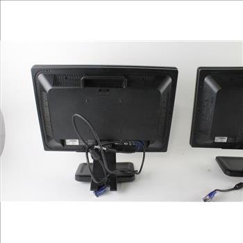 HP Compaq And Other Computer Monitors, 10+ Pieces