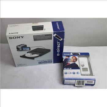 HP Deskjet 450ci Printer, Sony DVD Writer, Olympus Digital Voice Recorder, 3 Pieces