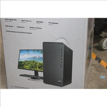 HP Desktop PC & Monitor Bundle