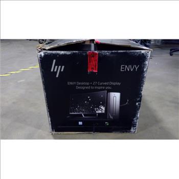 HP Envy Desktop Computer And 27