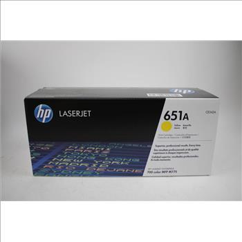 HP LaserJet 651A Print Cartridge, Yellow