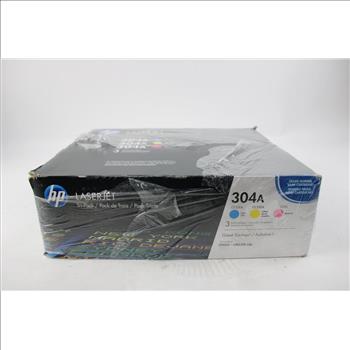 HP Laserjet Tri-pack Pint Cartidges 304A