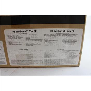 Hp Pavilion Desktop Computer, New In Box