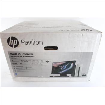 HP Pavilion Tower PC + Monitor