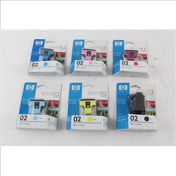 HP Vivera Ink Cartridges, 6 Pieces
