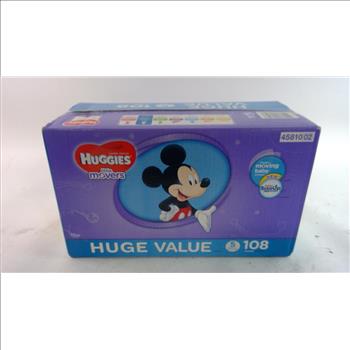 Huggies Little Movers 108 Pack Diapers