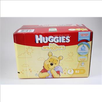 Huggies Little Snugglers 92 Diapers, Size 2 (12-18lb)