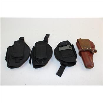 Hunter, Crosman, & More Assorted Holsters; 4 Pieces