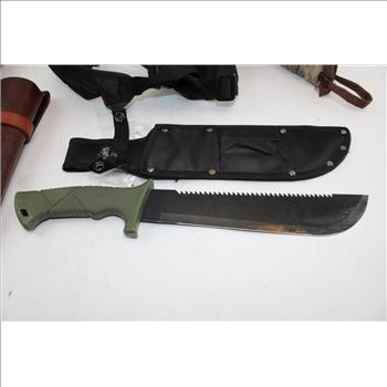 Hunter, Crosman, & Other Gun Cases/holsters & Ozark Trail Fixed Blade Knife; 5 Pieces