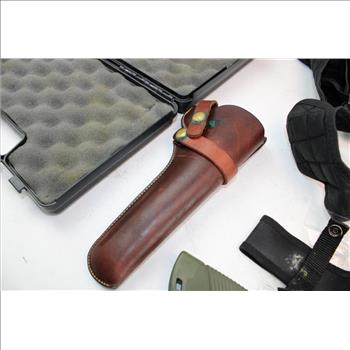 Hunter, Crosman, & Other Gun Cases/holsters & Ozark Trail Fixed Blade Knife; 5 Pieces