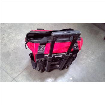 Husky 14 Inch Rolling Tool Bag, Screwdriver, Drill Bits & More