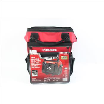 Husky 14in Rolling Tool Tote