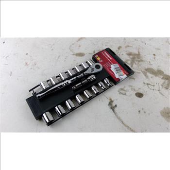 Husky 18 Piece Socket Wrench Set