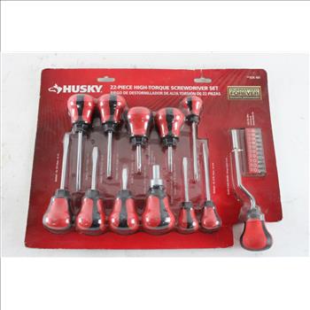Husky 22 Piece High-Torque Screwdriver Set