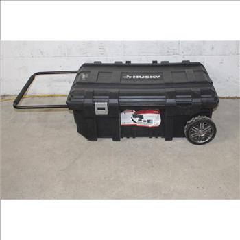 Husky 25 Gallon Mobile Work Box And More, 15+ Pieces