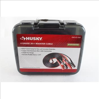 Husky 4 Gauge 20ft Booster Cable