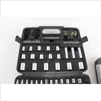 Husky 45-Piece Stubby Set And Ultra Steel 120-Piece Socket Set, 2 Pieces