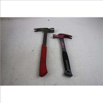 Husky 4lb Axe, Pittsburgh 16 Oz. Hammer, Milwaukee 28 Oz. Hammer, 3 Pieces
