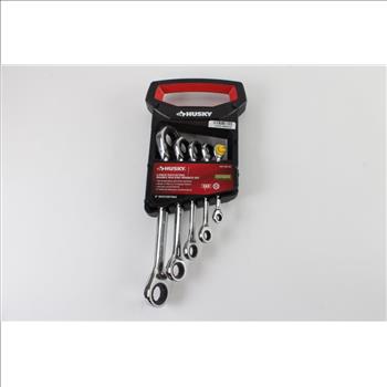 Husky 5-Piece Ratcheting Double Box-End Wrench Set Wrench Set