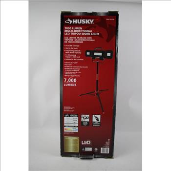 Husky 7000 Lumen Multi-Directional LED Tripod Work Light