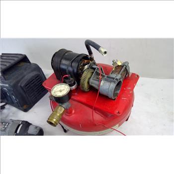 Husky Air Compressor, Stanley Drill, Porter Cable Corded Tools