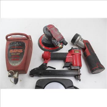 Husky Air Sander, Central Pneumatic Vacuum Pump, Arrow Stapler And More: 5 Items