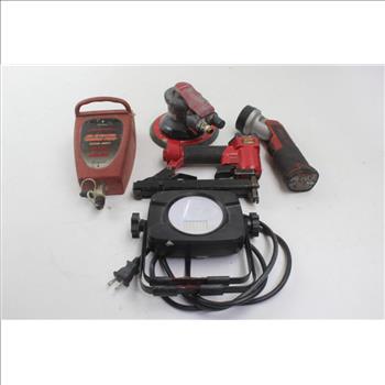Husky Air Sander, Central Pneumatic Vacuum Pump, Arrow Stapler And More: 5 Items