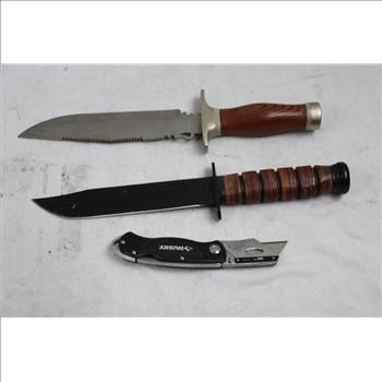 Husky And Other Knives, 3 Pieces