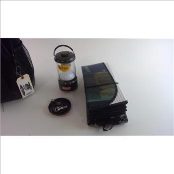 Husky Backpack With Car Shade And Lantern, 3 Pieces