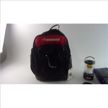 Husky Backpack With Car Shade And Lantern, 3 Pieces