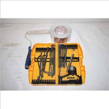 Husky Bucket With Door Lock Kit, Stud Sensor, And More