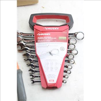 Husky Combination Wrench Set, Stanley Pliers, Husky 14