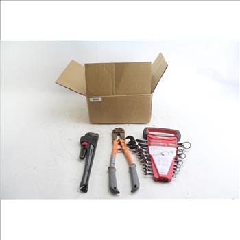 Husky Combination Wrench Set, Stanley Pliers, Husky 14