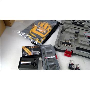 Husky, Dewalt, Universal Socket, Tool Set, Gloves, Universal Socket