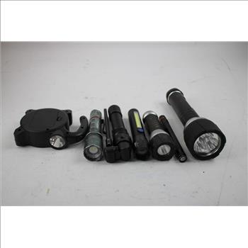 Husky Flashlight, Police Security Flashlight, Braun LED Light & More 16 Pieces
