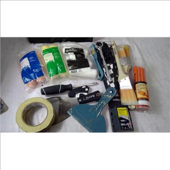 Husky Flathead Screwdriver, Paint Brushes, And More, 15+ Pieces