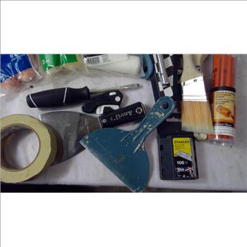 Husky Flathead Screwdriver, Paint Brushes, And More, 15+ Pieces