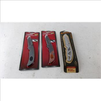Husky Folding Sporting Knife And More 3 Pieces