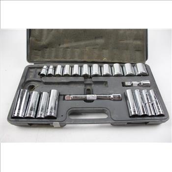 Husky Heavy Duty Pro Tool Backpack With Socket Set