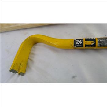 Husky Inflator, Wrecking Bar, Hammer, Bat