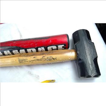 Husky Inflator, Wrecking Bar, Hammer, Bat