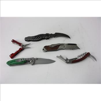 Husky Knife And Other Knives, 10 Pieces