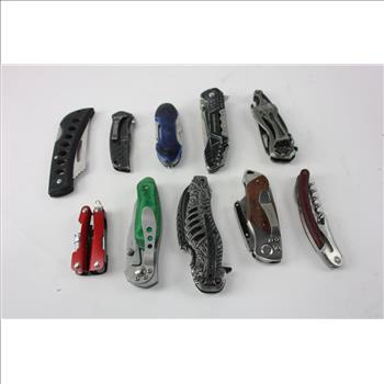 Husky Knife And Other Knives, 10 Pieces