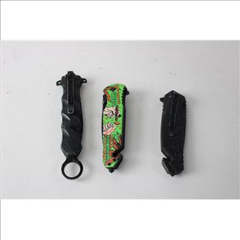 Husky Knife And Other Knives, 6 Pieces